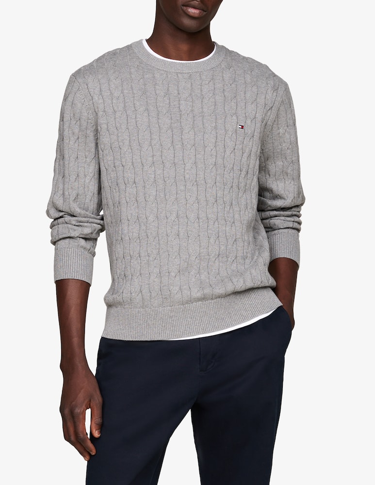 Tommy Hilfiger Maglia girocollo classic cable - immagine 1 Tommy Hilfiger Maglia girocollo classic cable - immagine 1