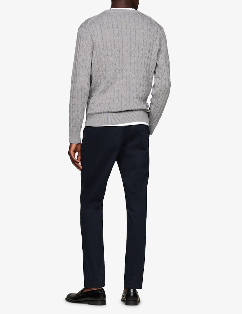 Tommy Hilfiger Maglia girocollo classic cable - immagine 3 Tommy Hilfiger Maglia girocollo classic cable - immagine 3