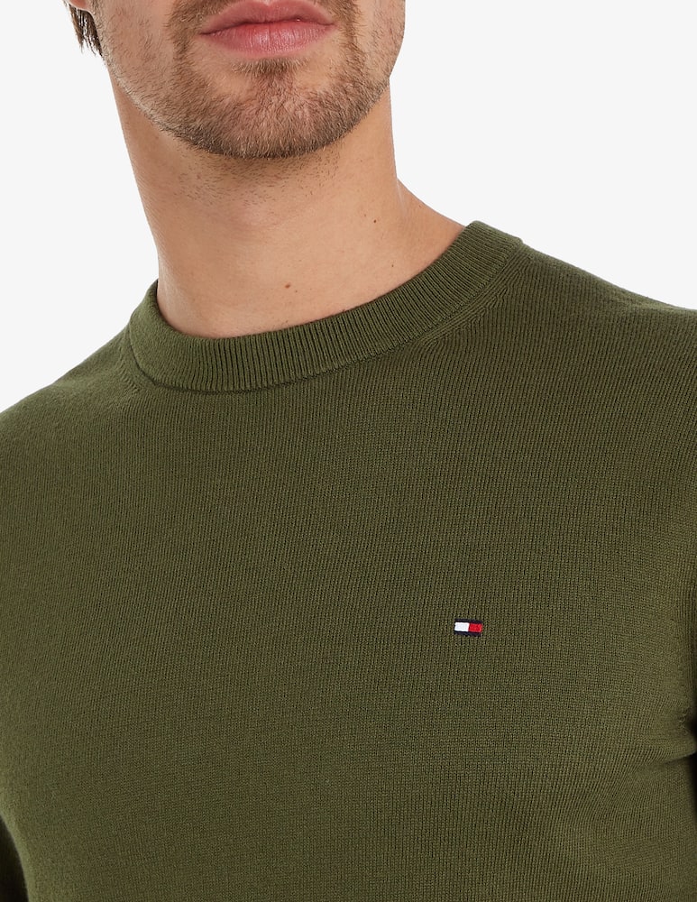 Tommy Hilfiger Maglia girocollo in cotone e cashmere - immagine 3 Tommy Hilfiger Maglia girocollo in cotone e cashmere - immagine 3