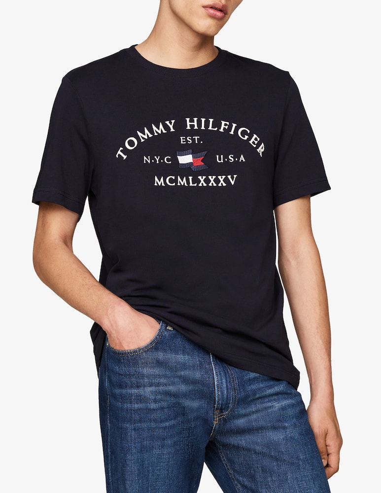 Tommy Hilfiger Maglietta nautical arch logo - immagine 1 Tommy Hilfiger Maglietta nautical arch logo - immagine 1