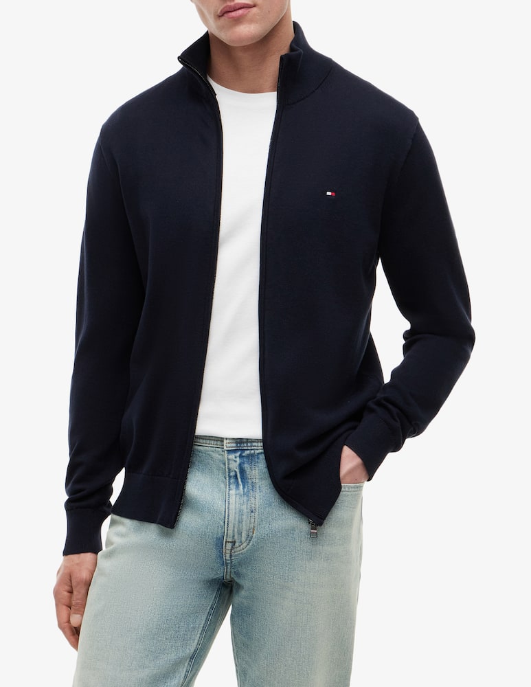 Tommy Hilfiger Full-zip essential jumper - picture 1 Tommy Hilfiger Full-zip essential jumper - picture 1