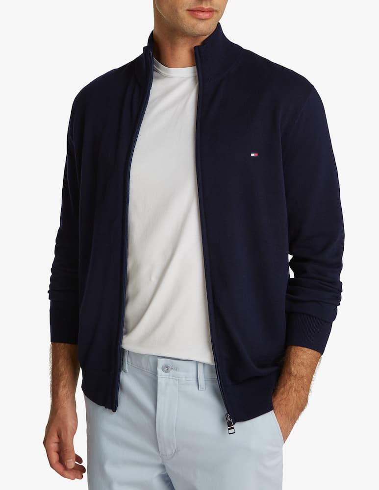 rinascente Tommy Hilfiger Full-zip essential jumper