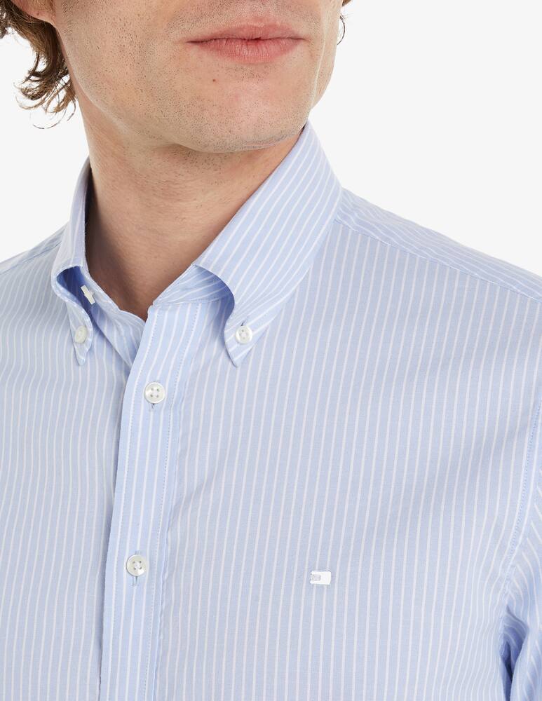 rinascente Tommy Hilfiger Oxford stripe slim fit shirt