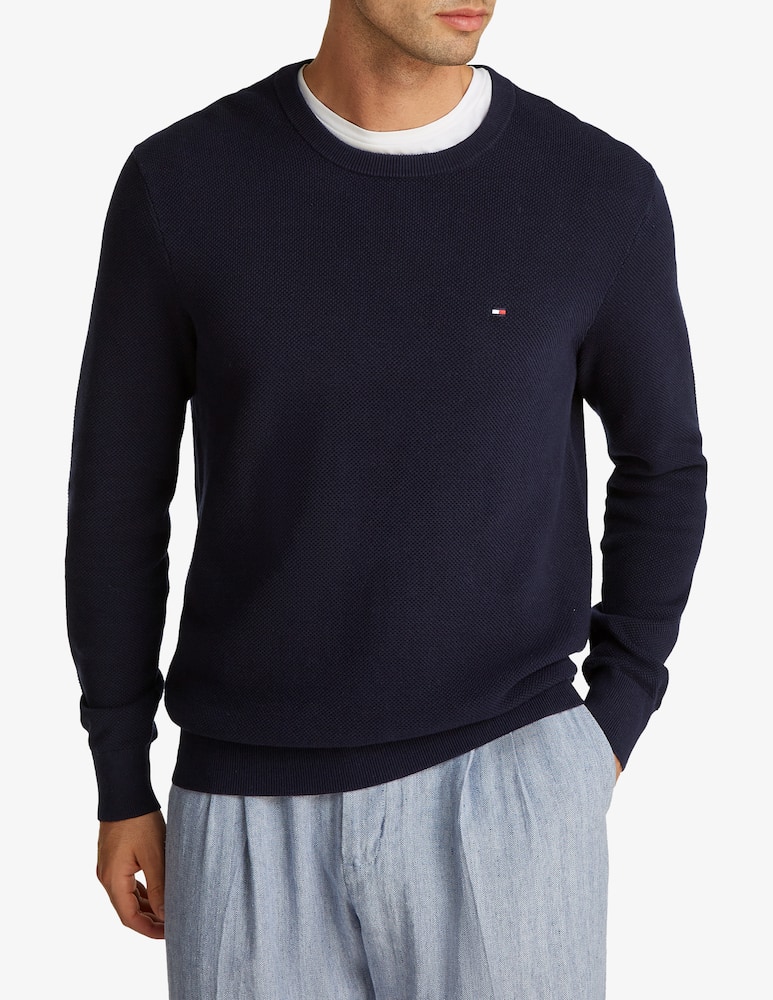 rinascente Tommy Hilfiger Maglia cotone strutturato