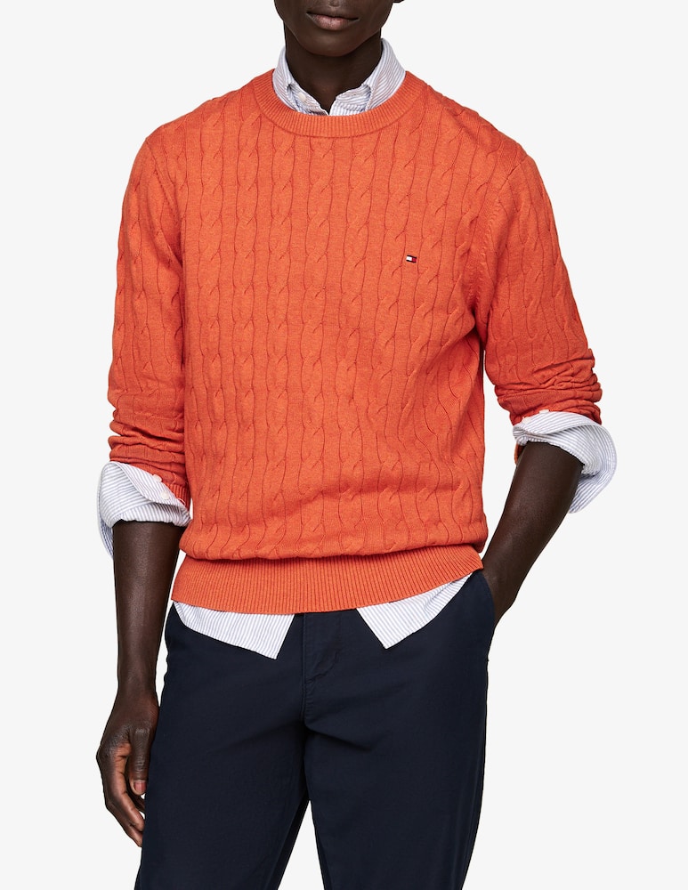 Tommy Hilfiger Maglia girocollo classic cable - immagine 1 Tommy Hilfiger Maglia girocollo classic cable - immagine 1