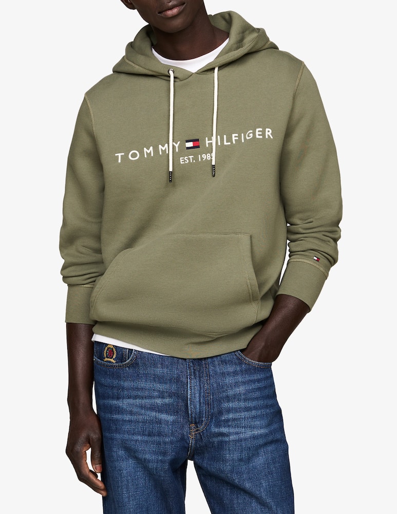 Tommy Hilfiger Felpa con cappuccio logo - immagine 1 Tommy Hilfiger Felpa con cappuccio logo - immagine 1