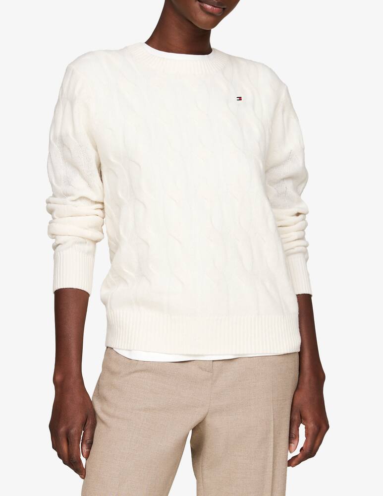 rinascente Tommy Hilfiger Maglione in lana a trecce