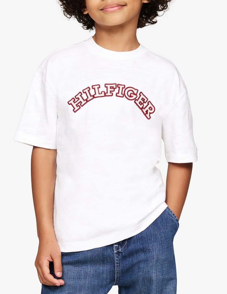 Tommy Hilfiger T-shirt in cotone con logo - immagine 2 Tommy Hilfiger T-shirt in cotone con logo - immagine 2