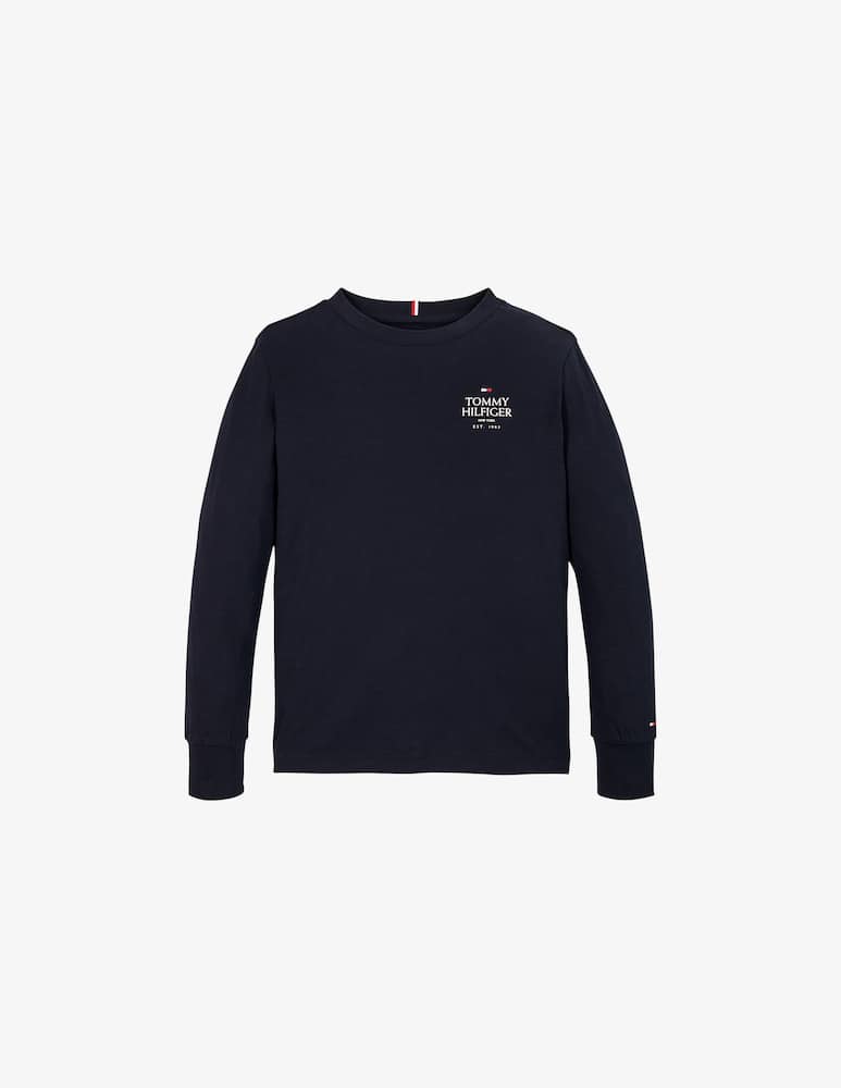 Tommy Hilfiger Maglietta a maniche lunghe in cotone - immagine 1 Tommy Hilfiger Maglietta a maniche lunghe in cotone - immagine 1
