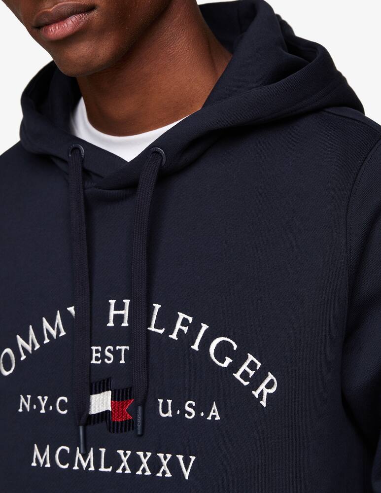 rinascente Tommy Hilfiger Nautical logo arch hoodie