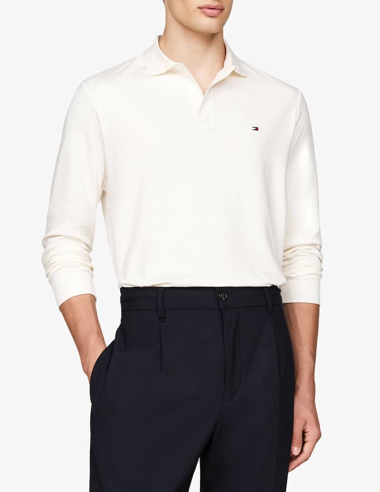Tommy Hilfiger Polo manica lunga in cotone - immagine 1 Tommy Hilfiger Polo manica lunga in cotone - immagine 1