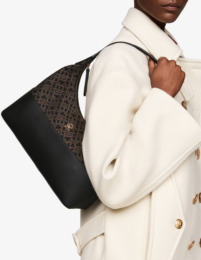 rinascente Tommy Hilfiger Th jacquard shoulder bag