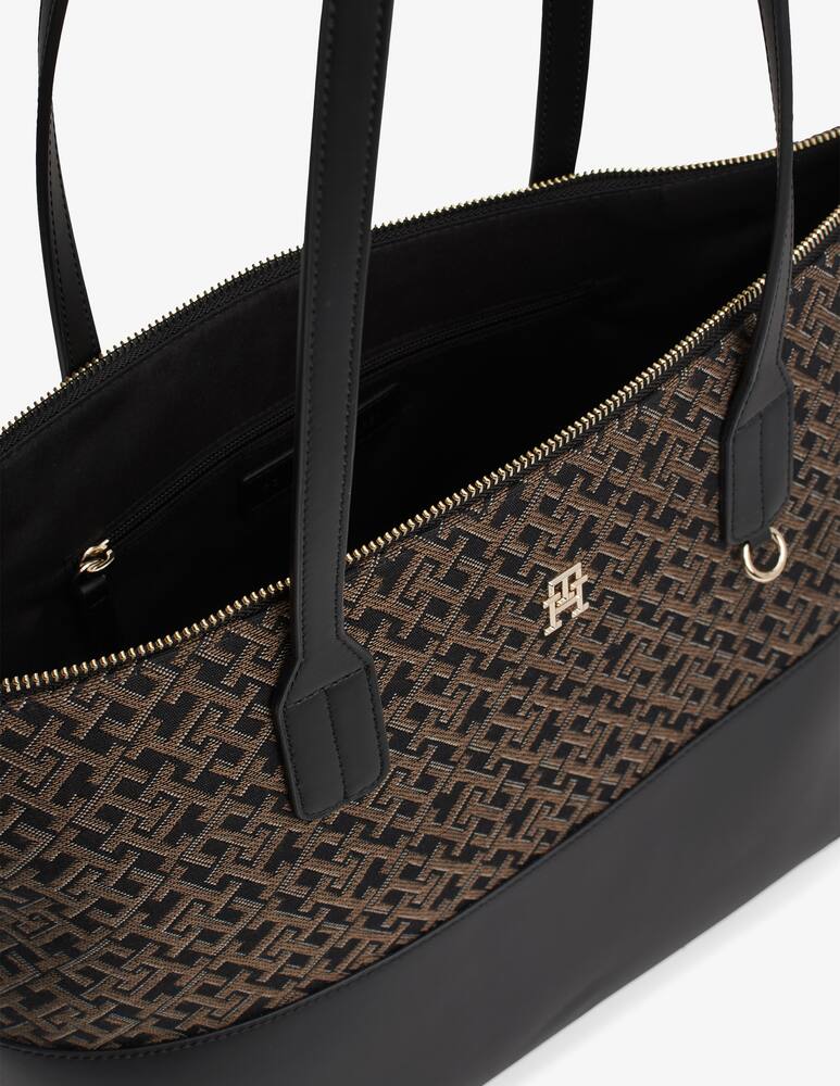 rinascente Tommy Hilfiger Th jacquard tote bag