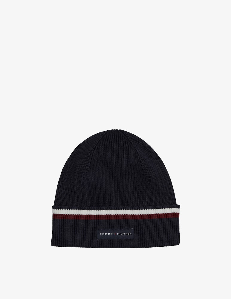 Tommy Hilfiger Corp love solid stripe beanie - picture 1 Tommy Hilfiger Corp love solid stripe beanie - picture 1