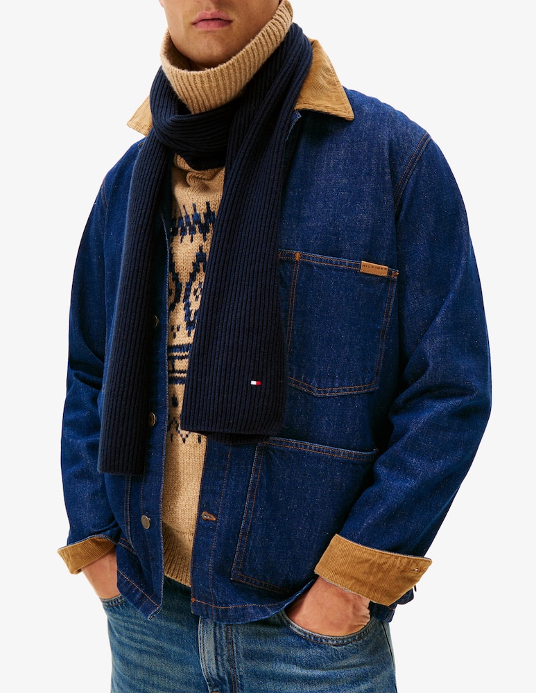 Tommy Hilfiger Sciarpa flag pima cotton cash - immagine 2 Tommy Hilfiger Sciarpa flag pima cotton cash - immagine 2