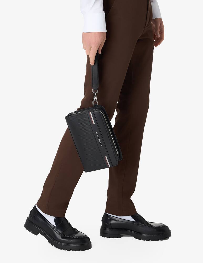 rinascente Tommy Hilfiger Corp texture pouch