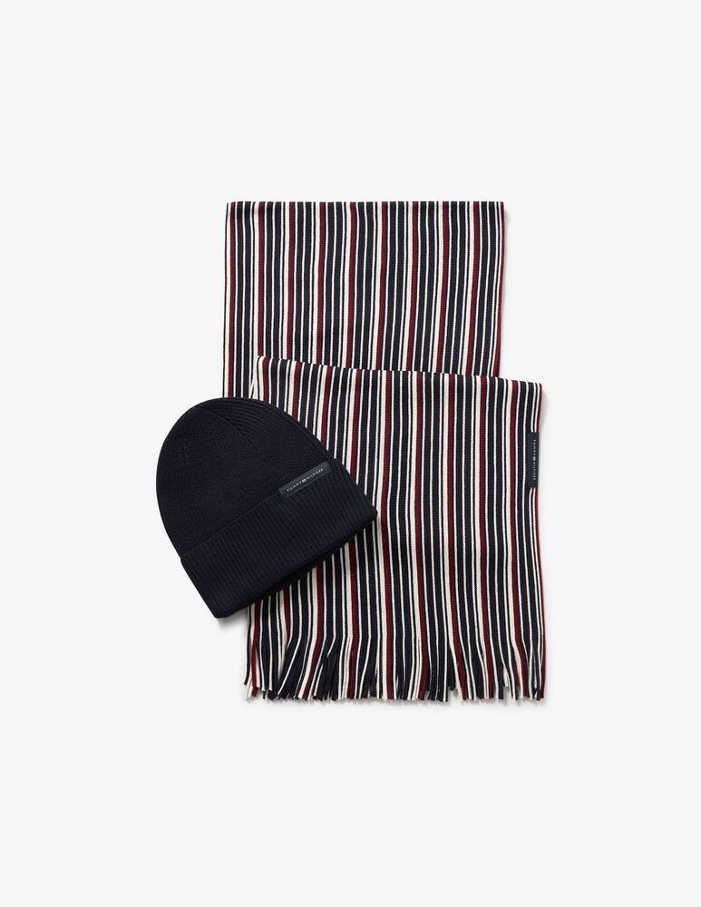 rinascente Tommy Hilfiger Set cappello beanie e sciarpa corp love