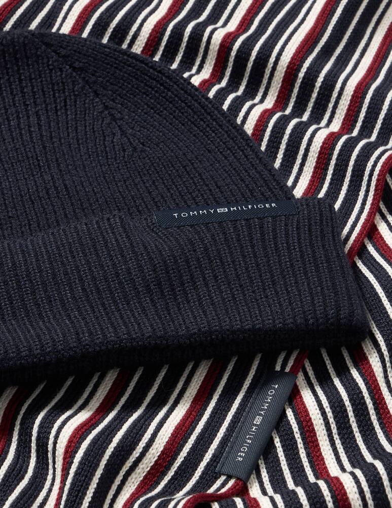 rinascente Tommy Hilfiger Set cappello beanie e sciarpa corp love