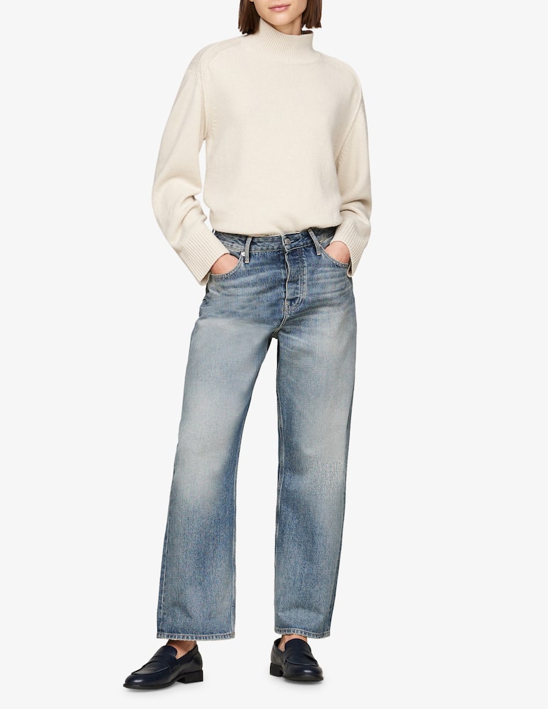 Tommy Hilfiger Maglione a collo alto in misto lana - immagine 2 Tommy Hilfiger Maglione a collo alto in misto lana - immagine 2