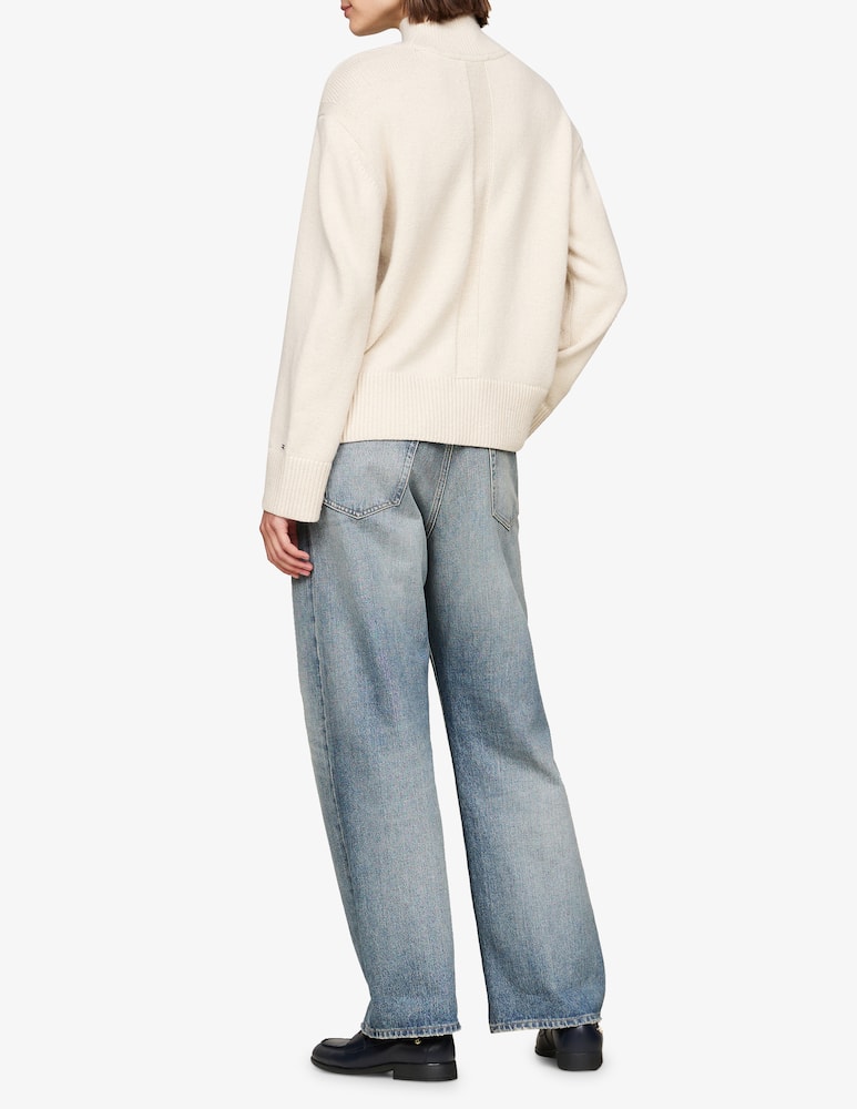 Tommy Hilfiger Maglione a collo alto in misto lana - immagine 3 Tommy Hilfiger Maglione a collo alto in misto lana - immagine 3