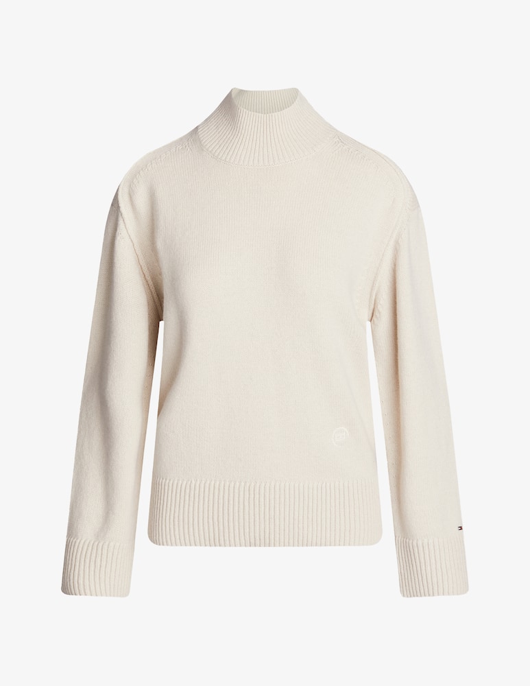 Tommy Hilfiger Maglione a collo alto in misto lana - immagine 5 Tommy Hilfiger Maglione a collo alto in misto lana - immagine 5