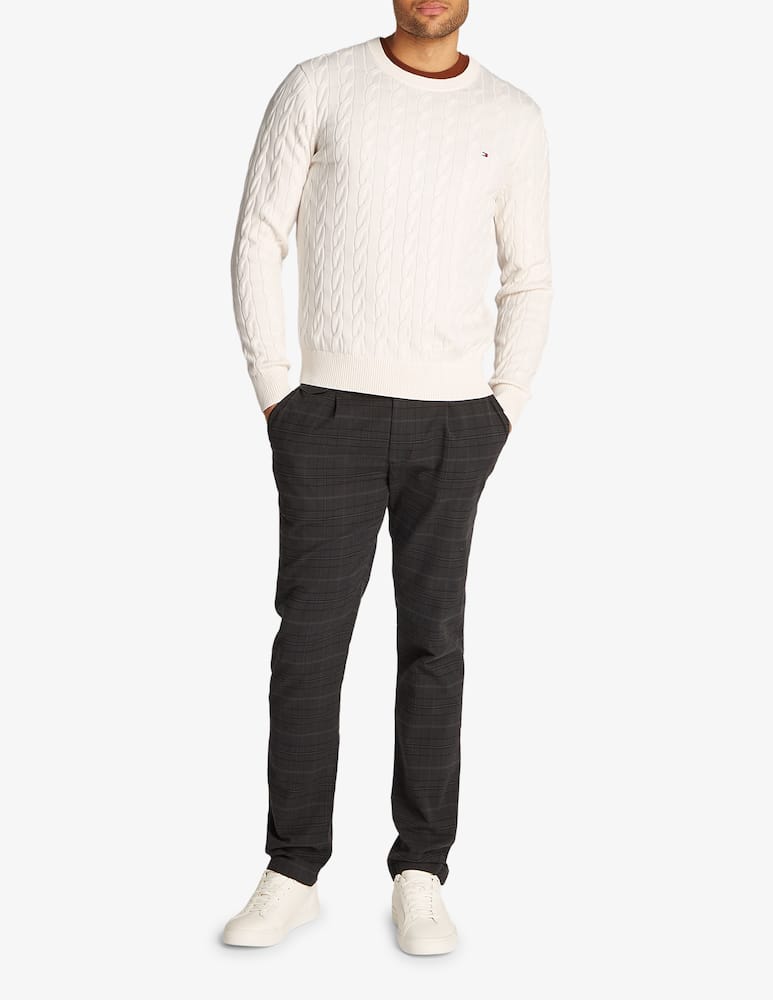 Tommy Hilfiger Maglione a trecce in cotone - immagine 2