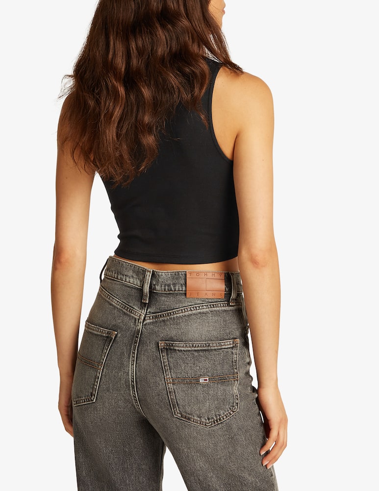 rinascente Tommy Jeans T-shirt slim collo alto