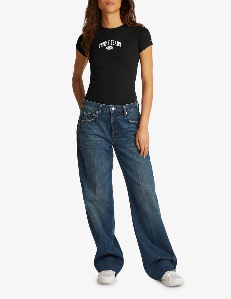 rinascente Tommy Jeans Varsity rib t-shirt