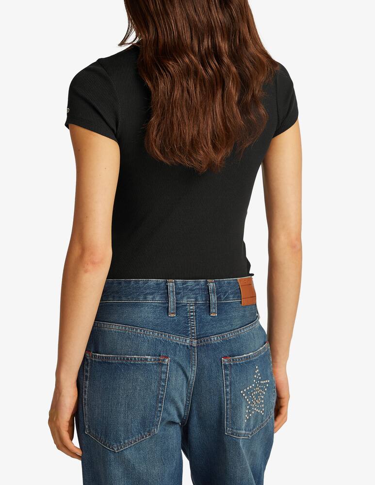 rinascente Tommy Jeans Varsity rib t-shirt