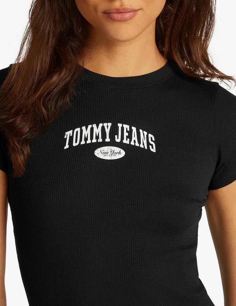 rinascente Tommy Jeans Varsity rib t-shirt