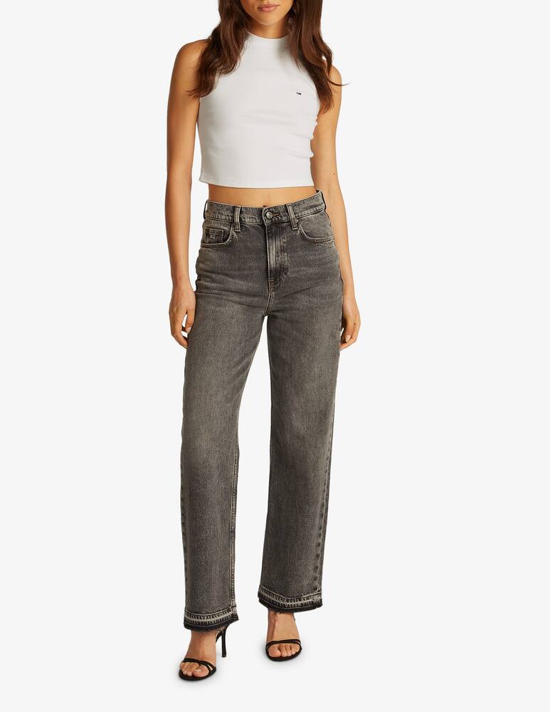 rinascente Tommy Jeans Slim mock neck top