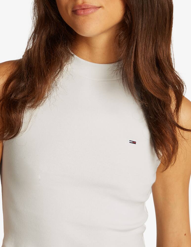 rinascente Tommy Jeans Slim mock neck top