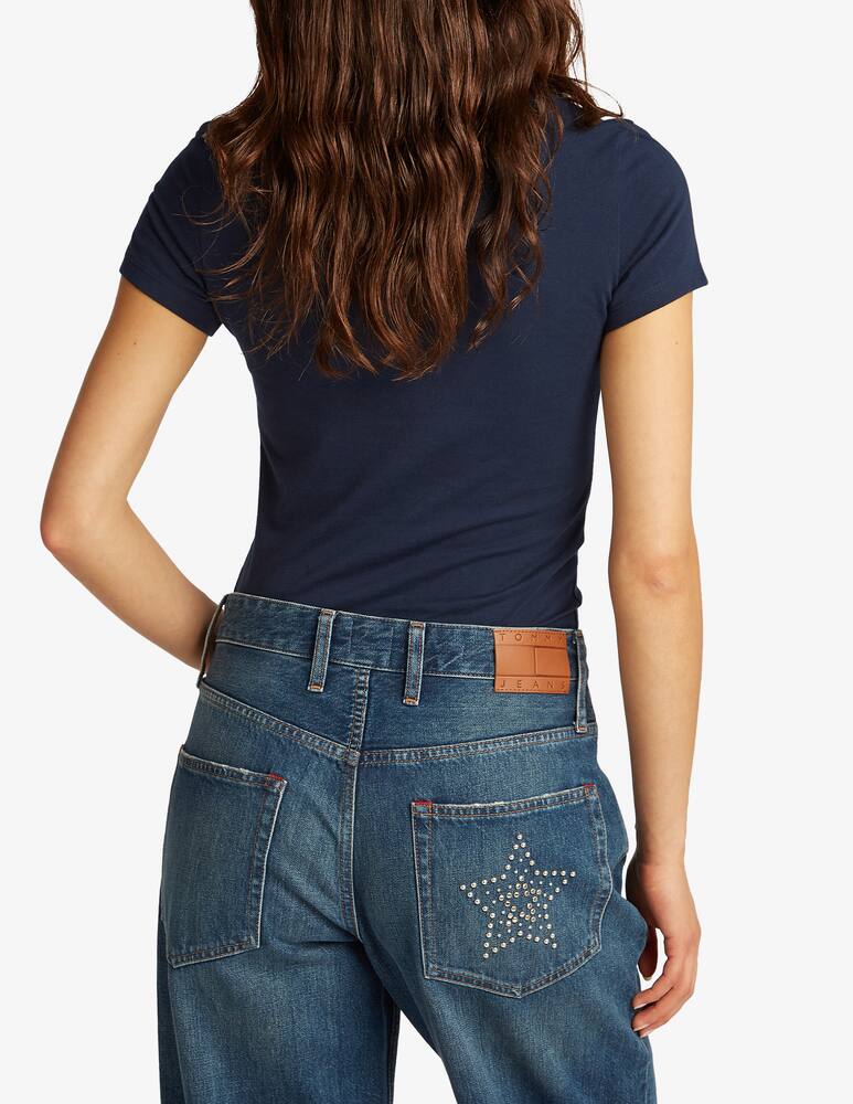 rinascente Tommy Jeans T-shirt slim con logo