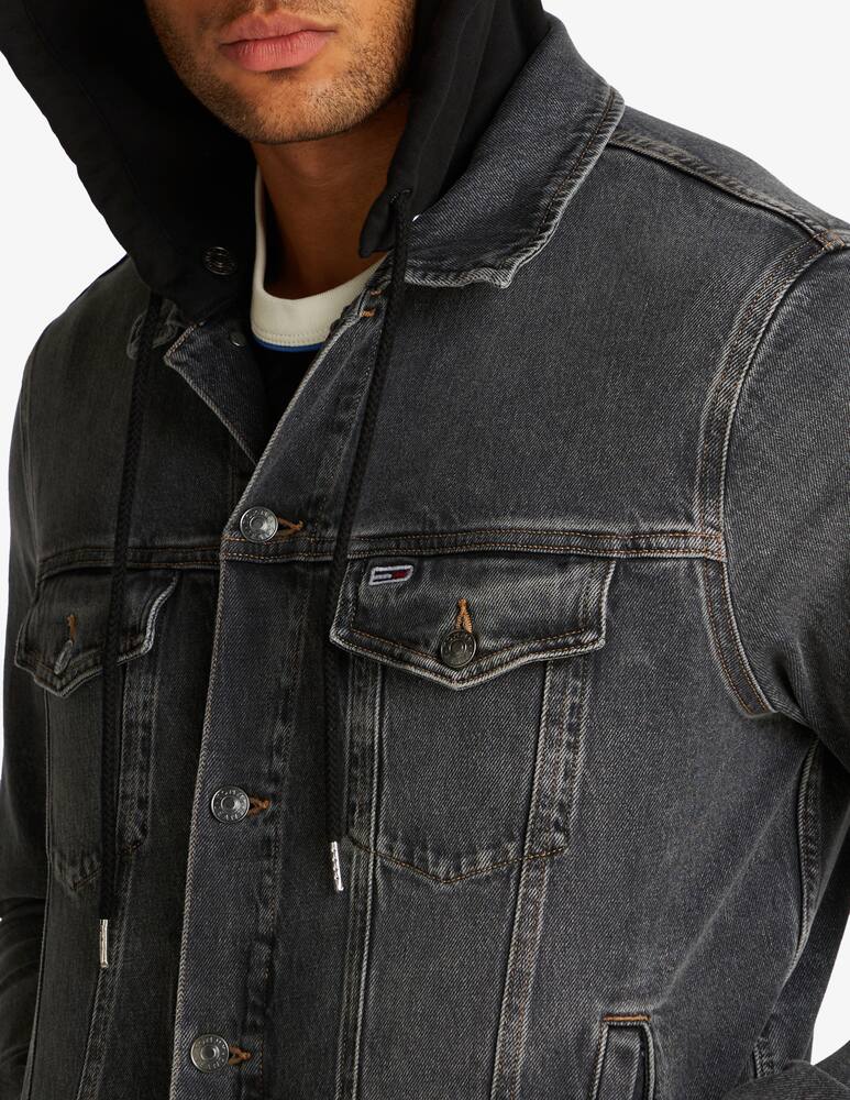 rinascente Tommy Jeans Ryan denim jacket with hood