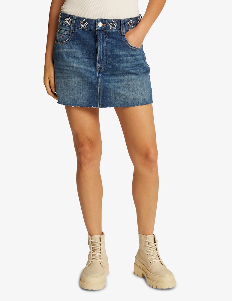 Tommy Jeans Gonna denim con borchie - immagine 1 Tommy Jeans Gonna denim con borchie - immagine 1