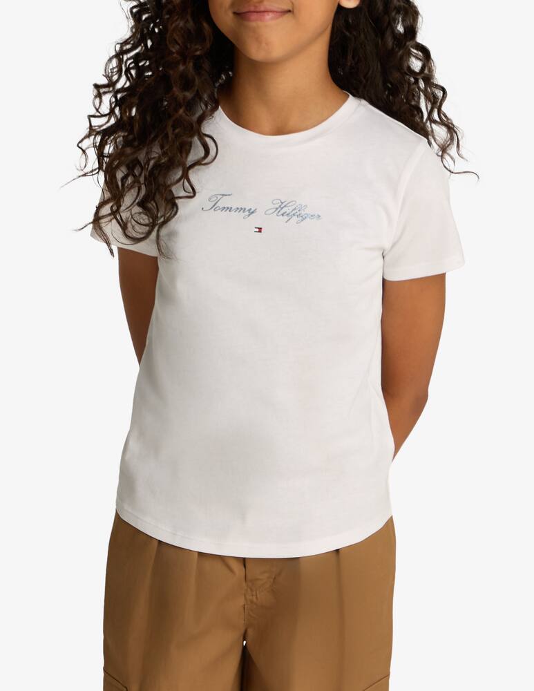 rinascente Tommy Hilfiger T-shirt logo corsivo