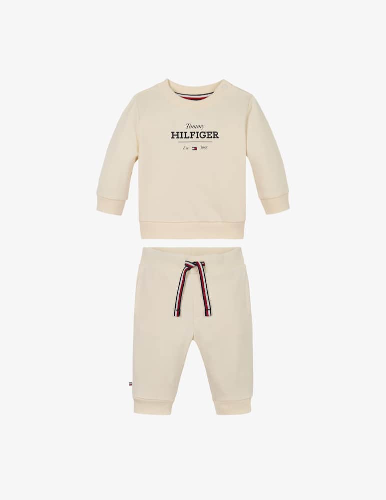 Tommy Hilfiger Set felpa e pantaloni logo - immagine 1 Tommy Hilfiger Set felpa e pantaloni logo - immagine 1