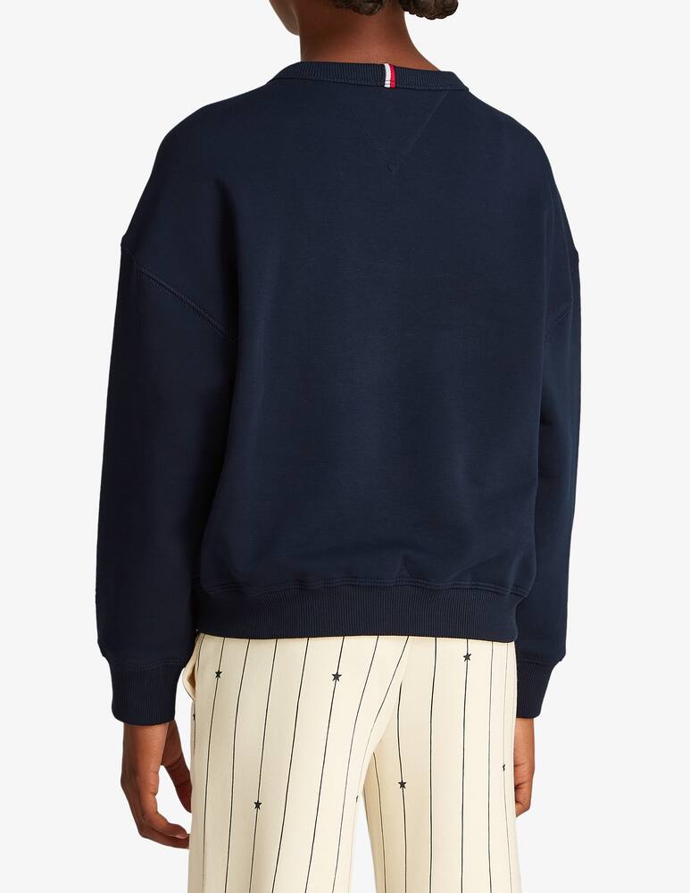 rinascente Tommy Hilfiger Felpa logo corsivo