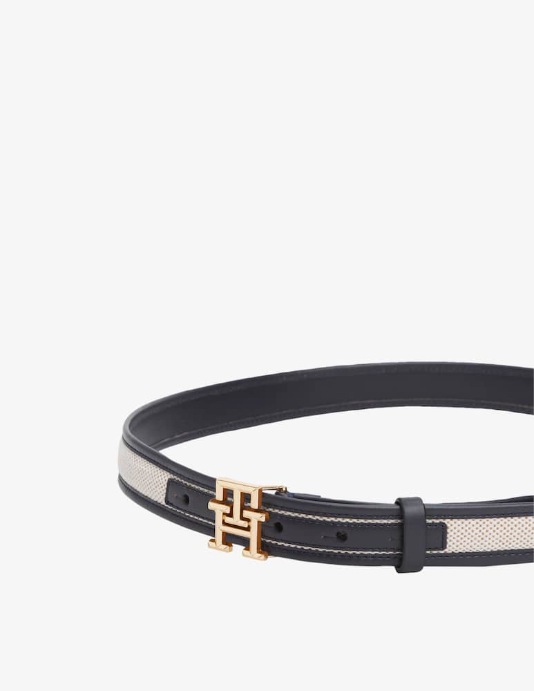 Tommy Hilfiger Cintura in canvas con logo 2.5 - immagine 2 Tommy Hilfiger Cintura in canvas con logo 2.5 - immagine 2
