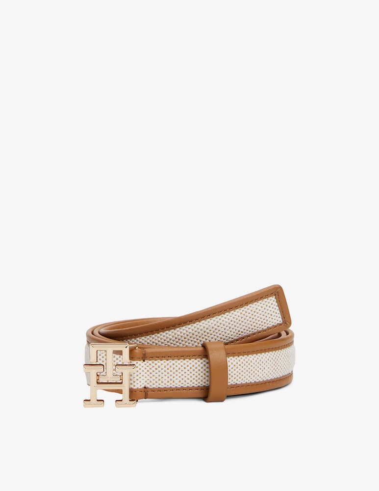 rinascente Tommy Hilfiger Cintura logo in canvas