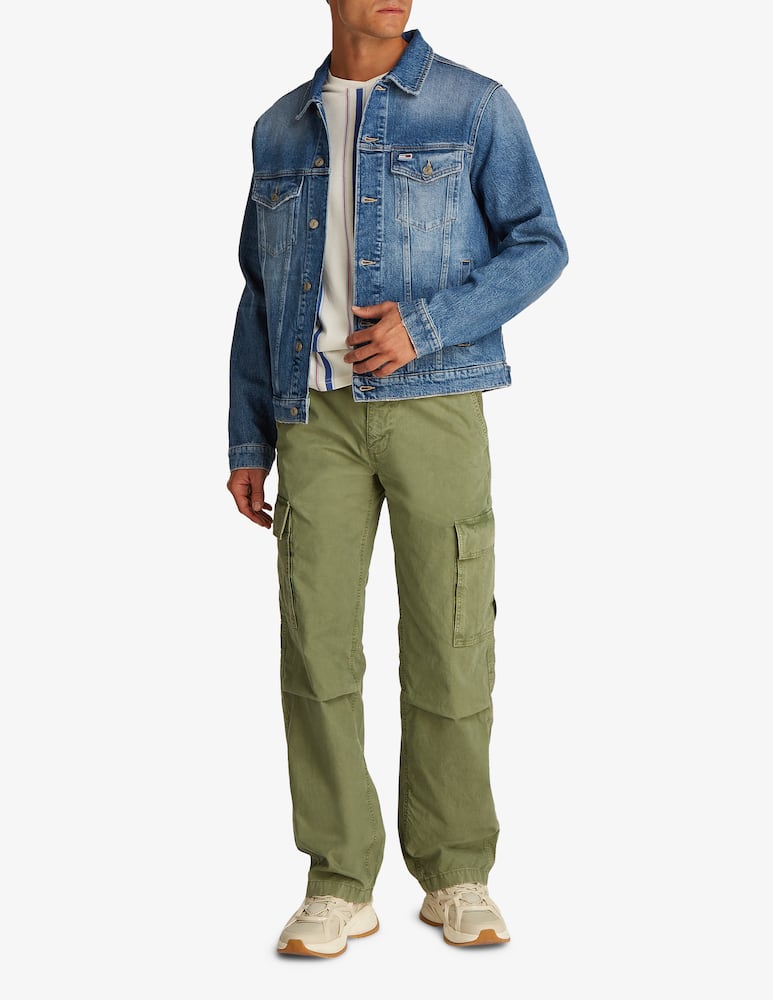 rinascente Tommy Jeans Trucker retro logo jacket