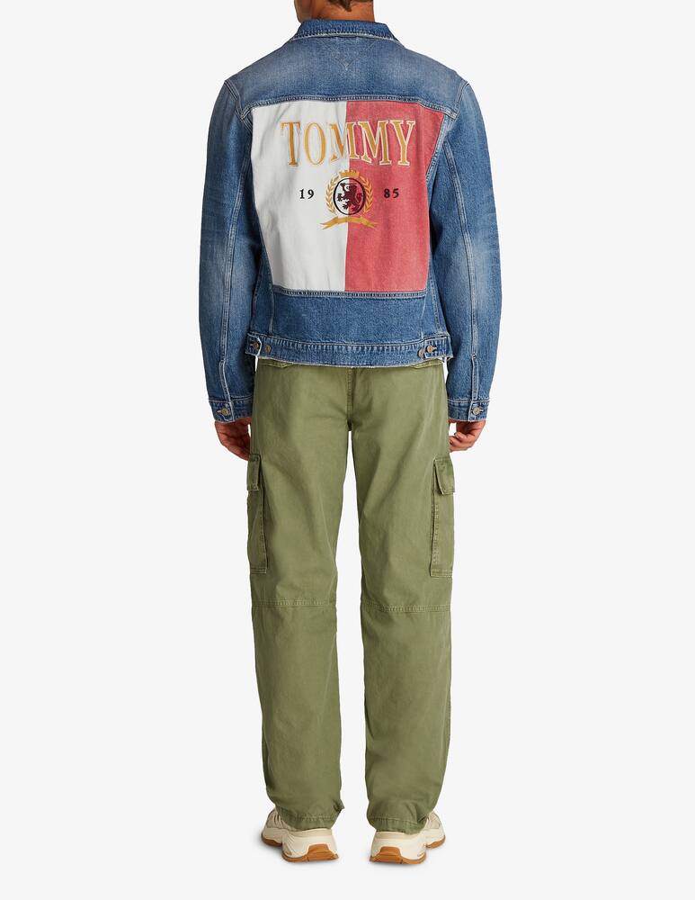 rinascente Tommy Jeans Trucker retro logo jacket