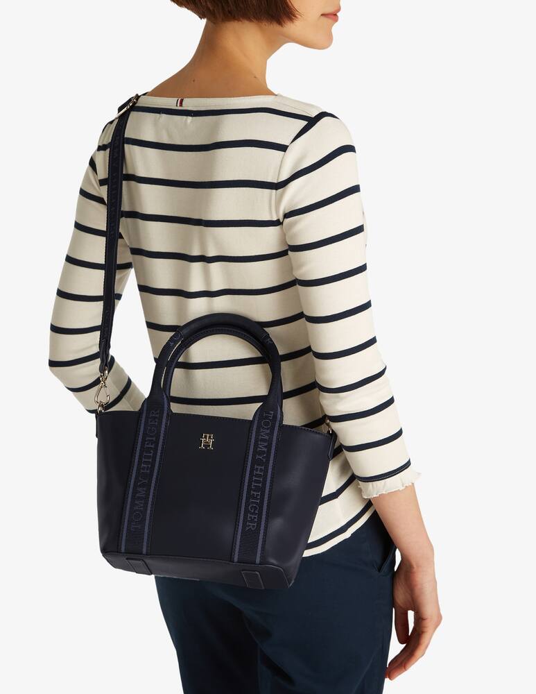 rinascente Tommy Hilfiger Logotape mini tote bag