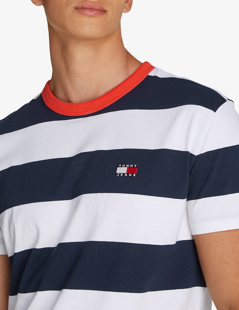 Tommy Jeans Striped crewneck t-shirt - picture 4 Tommy Jeans Striped crewneck t-shirt - picture 4