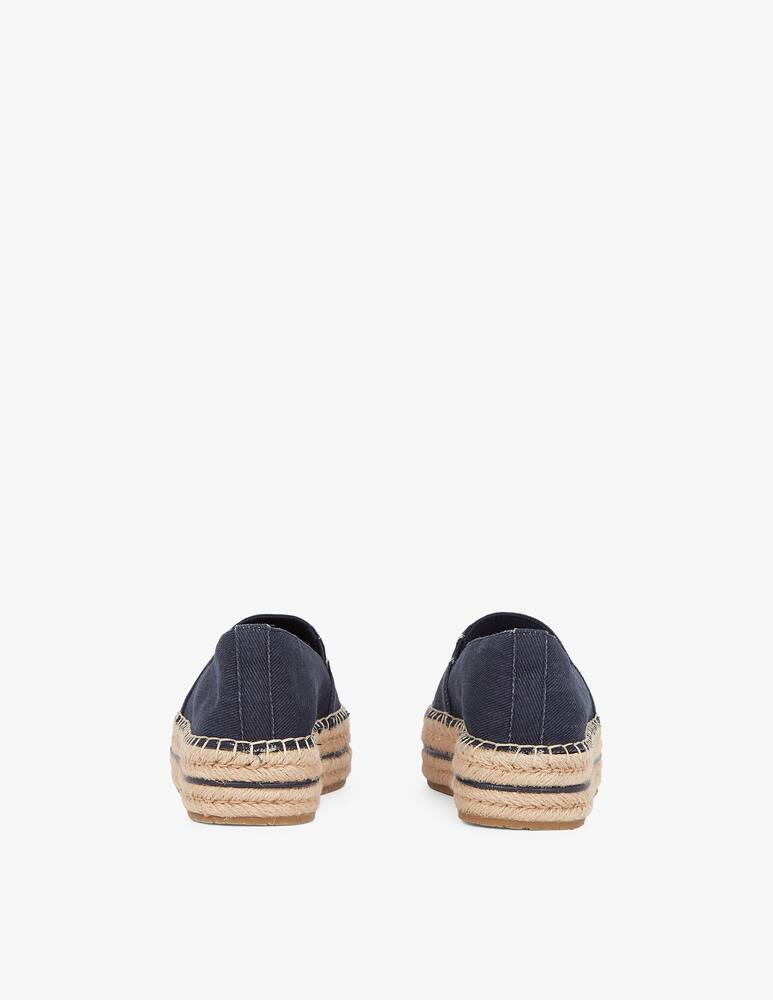 rinascente Tommy Hilfiger Canvas platform espadrilles
