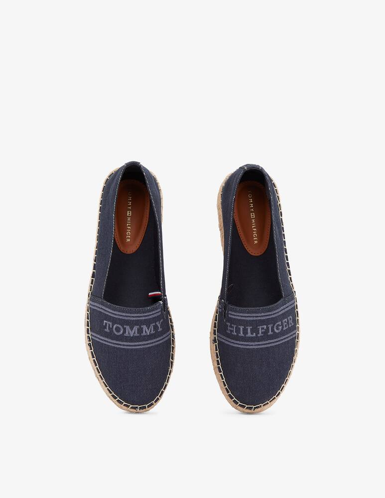 rinascente Tommy Hilfiger Canvas platform espadrilles
