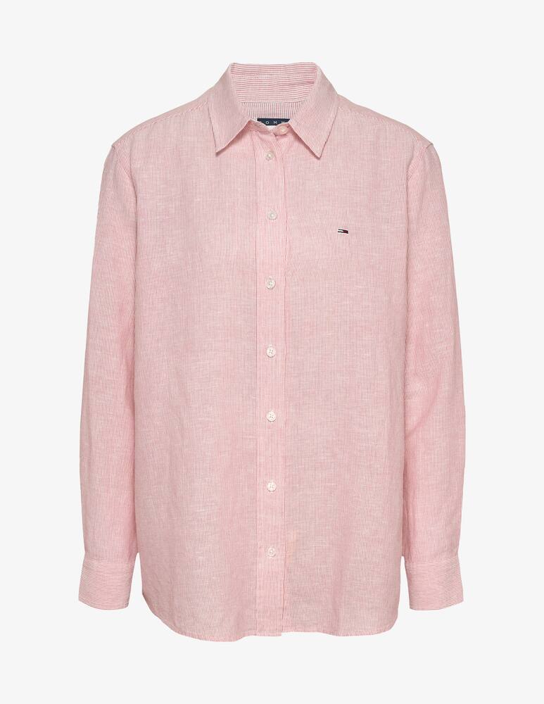 rinascente Tommy Jeans Linen relaxed shirt