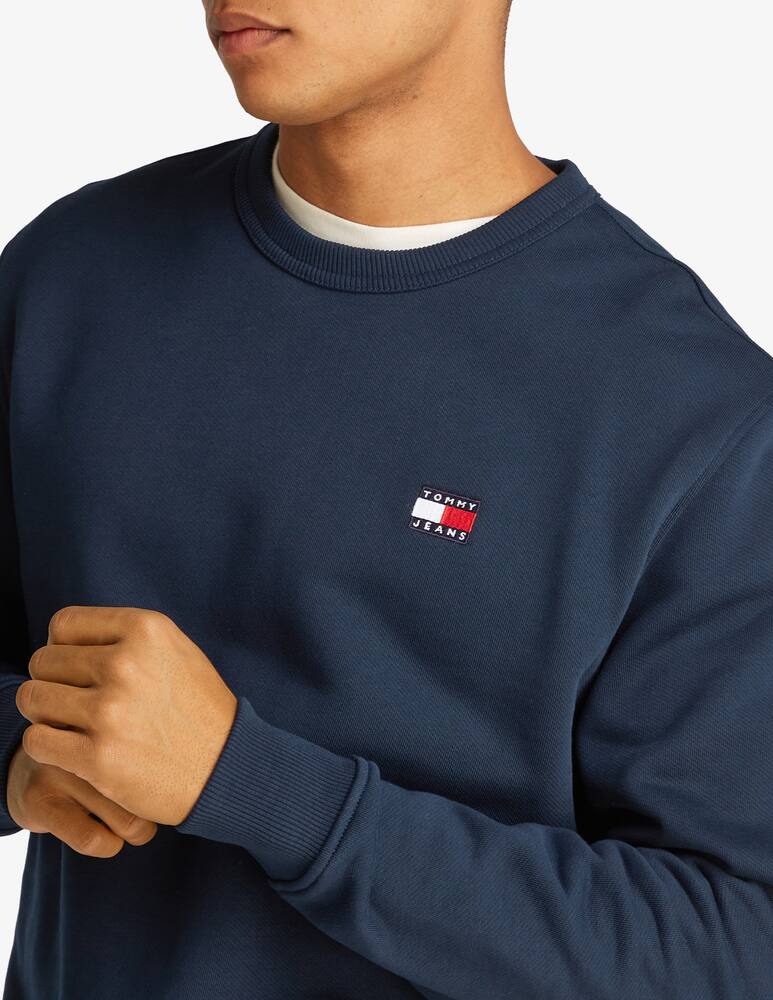 rinascente Tommy Jeans Badge crewneck jumper