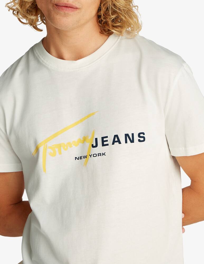 rinascente Tommy Jeans T-shirt logo grande petto
