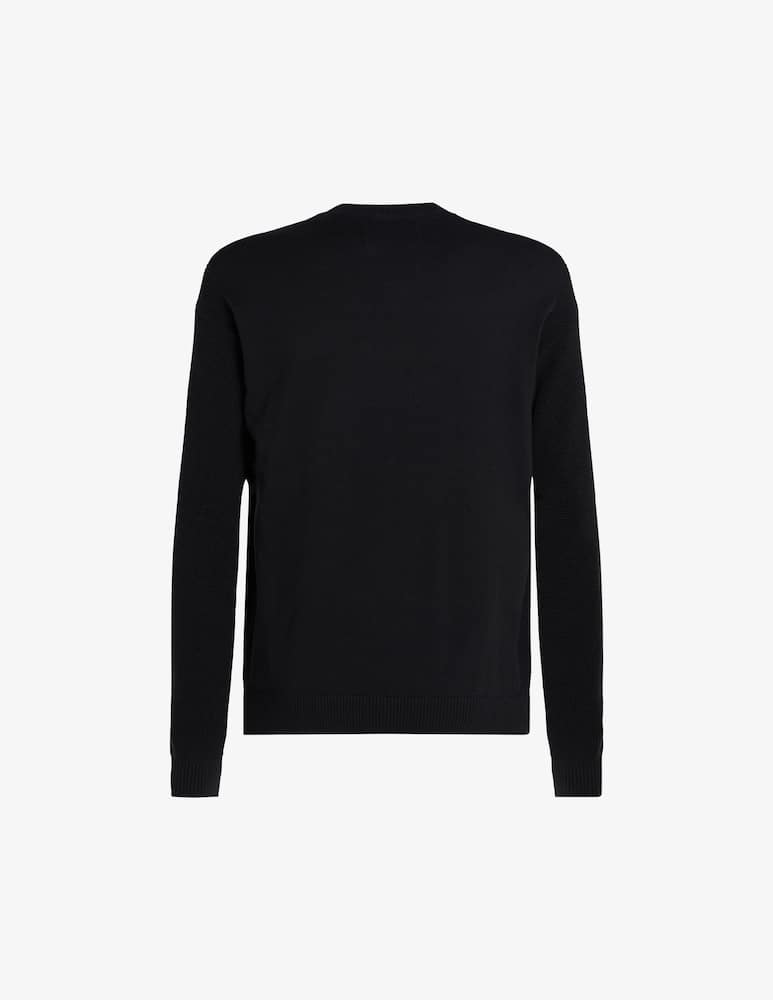 Calvin Klein Jeans Maglia maniche lunghe regular fit monologo - immagine 2 Calvin Klein Jeans Maglia maniche lunghe regular fit monologo - immagine 2